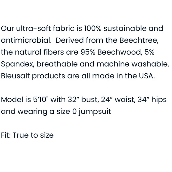 Bleusalt forest green jumpsuit sz 2 worn once - Picture 7 of 11